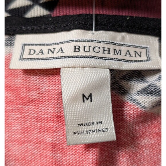 NWT Dana Buchman Size M Sweater Abstract Blocked Knit Modern Contemporary Bold - Picture 6 of 8